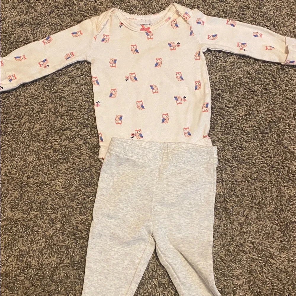 Baby Girl Outfit Bundle Newborn 7 Piece
